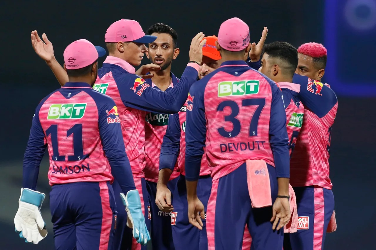 RR will play against KKR on Monday