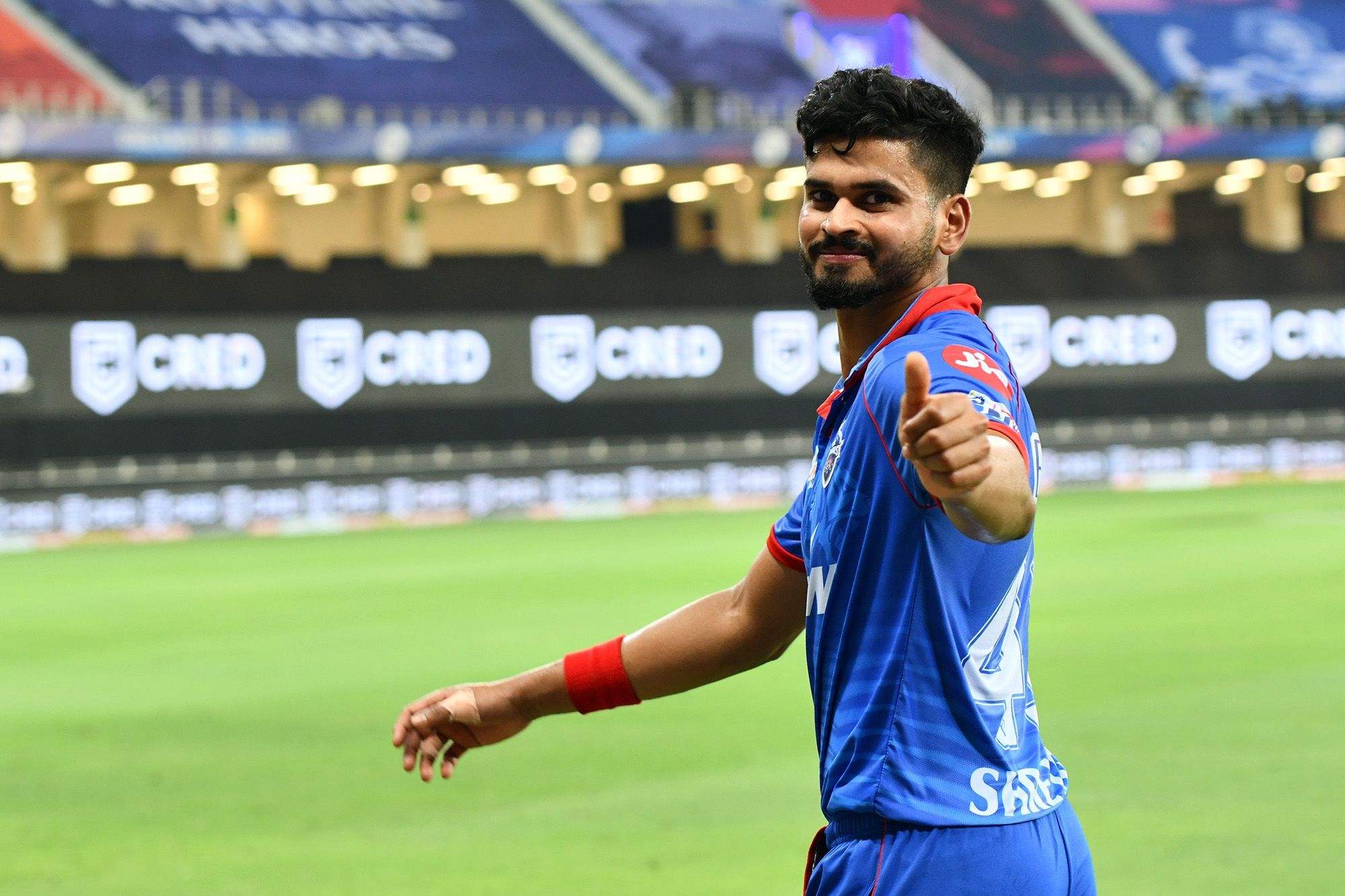 Shreyas Iyer played an unbeaten knock of 33 against MI on Saturday
