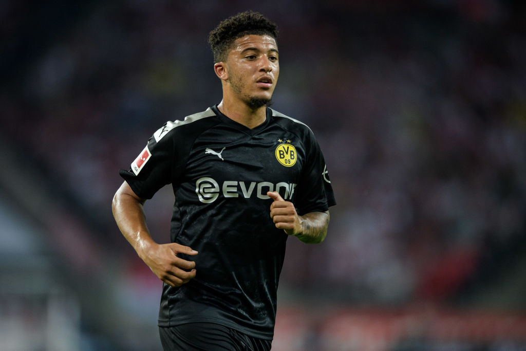 Jadon Sancho made his debut for Borussia Dortmund back in 2017