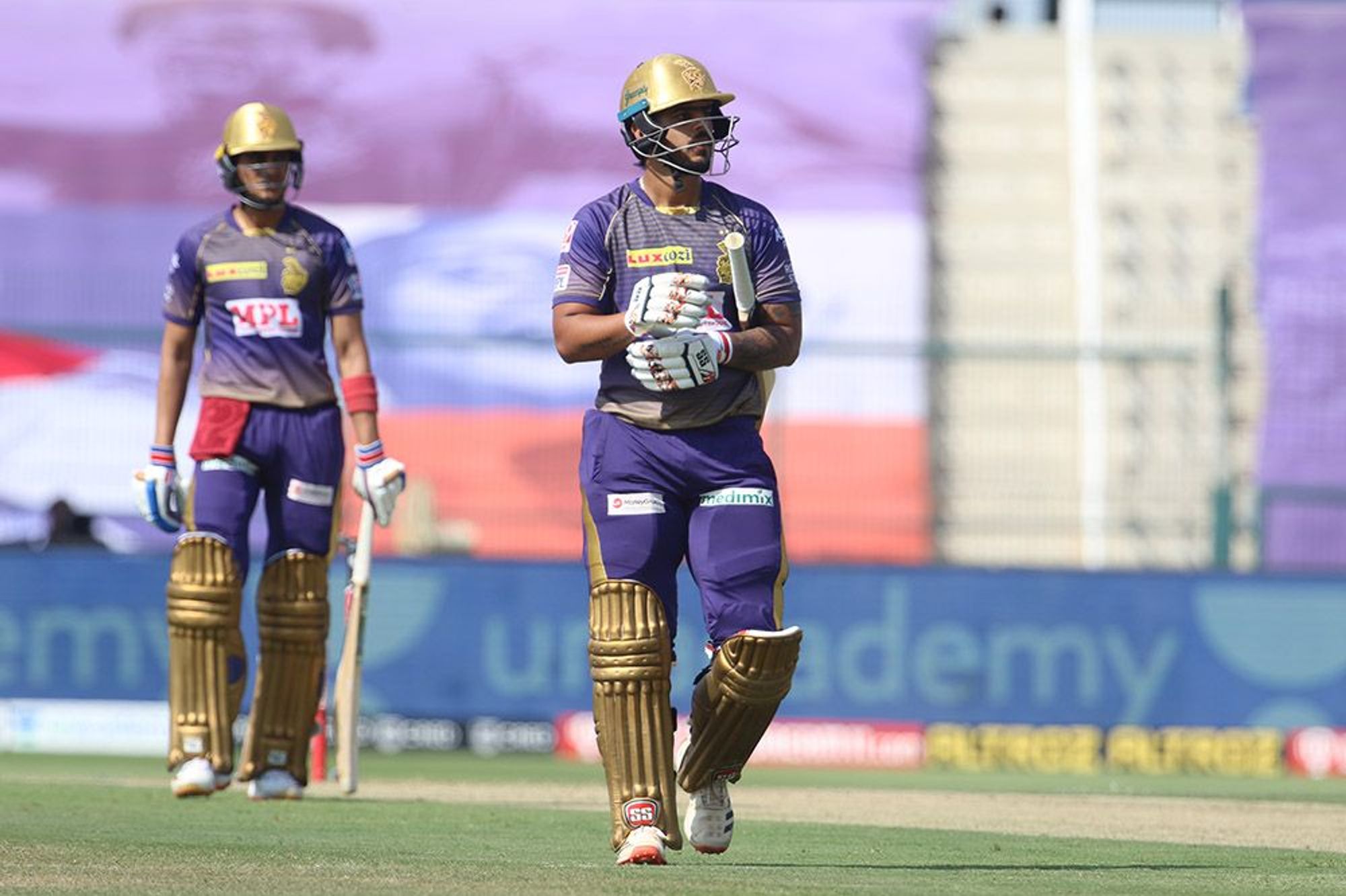Nitish Rana was involved in a terrible mix-up