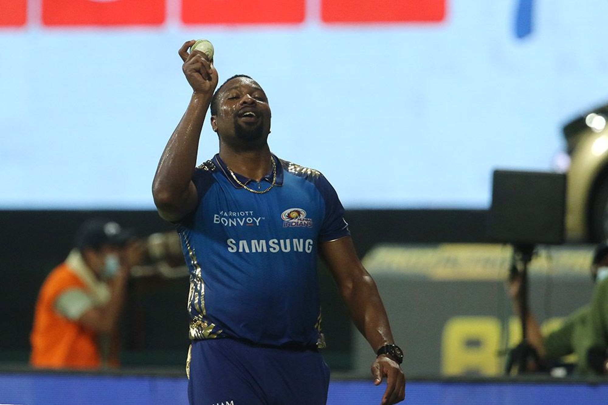 Pollard took a blinder at long-on