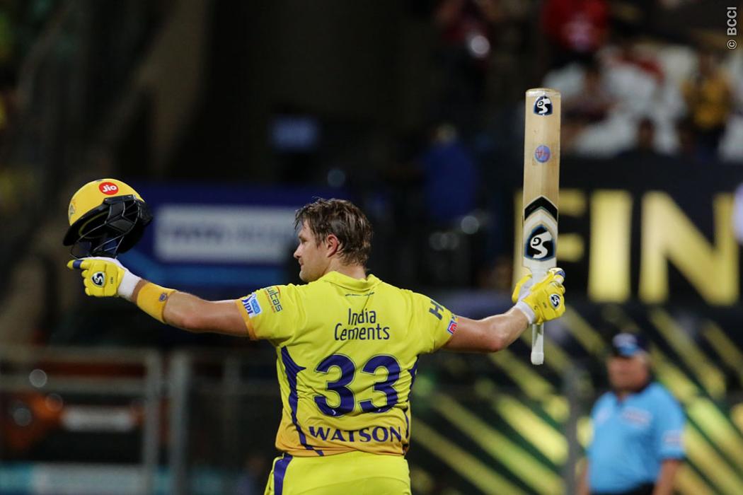 Shane Watson played his last game for CSK against KKR
