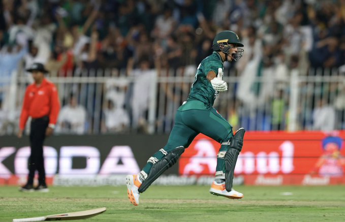 Naseem Shah clinched a nail-biting encounter for Pakistan with two consecutive sixes in the last over