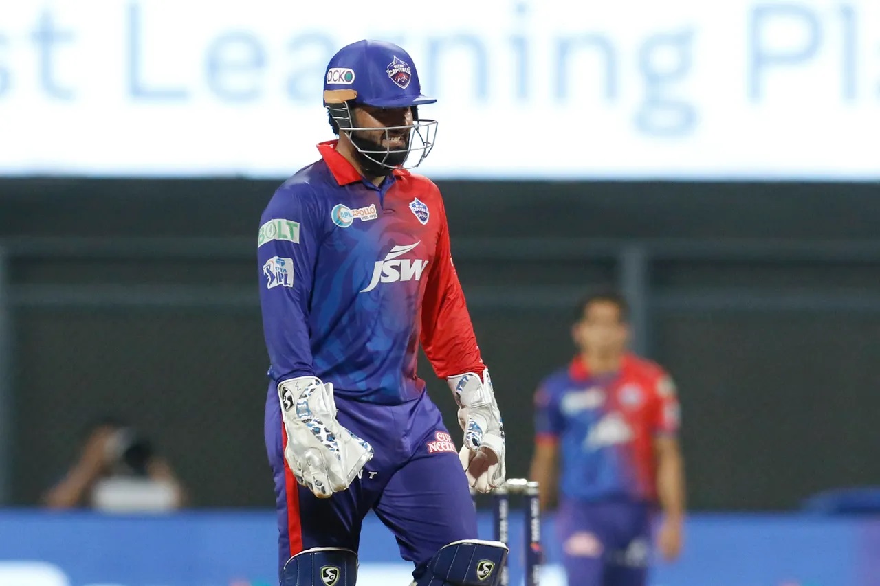 Rishabh Pant is yet to score big runs in IPL 2022.