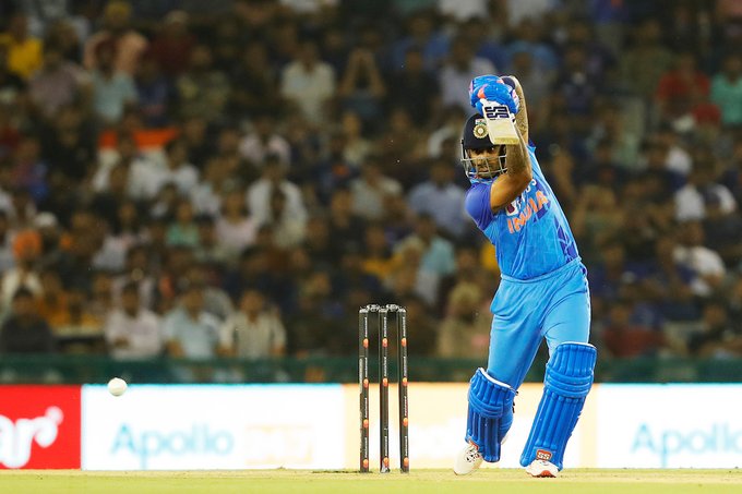 Suryakumar Yadav has jumped up to third in the latest ICC T20I batting rankings