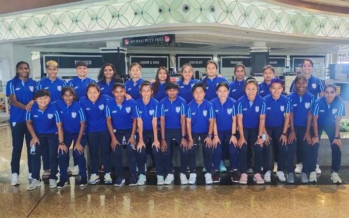 A file image of Indian women's football team.