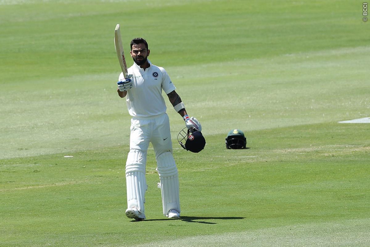 Virat Kohli has scored 62 runs from the first 2 Test matches of the 5-match series