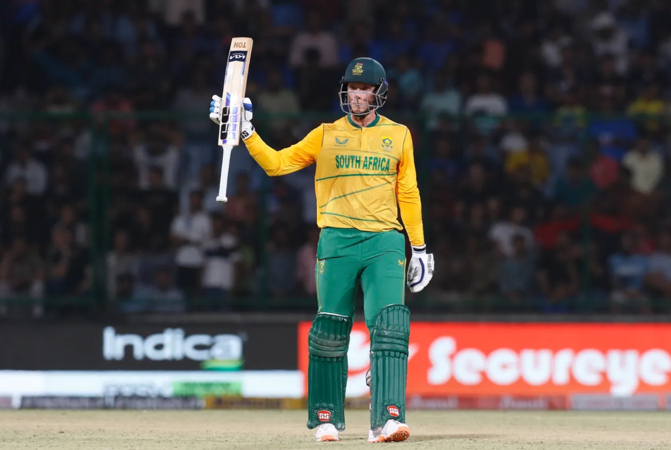 Rassie van der Dussen scored 75 in the first T20I against India.