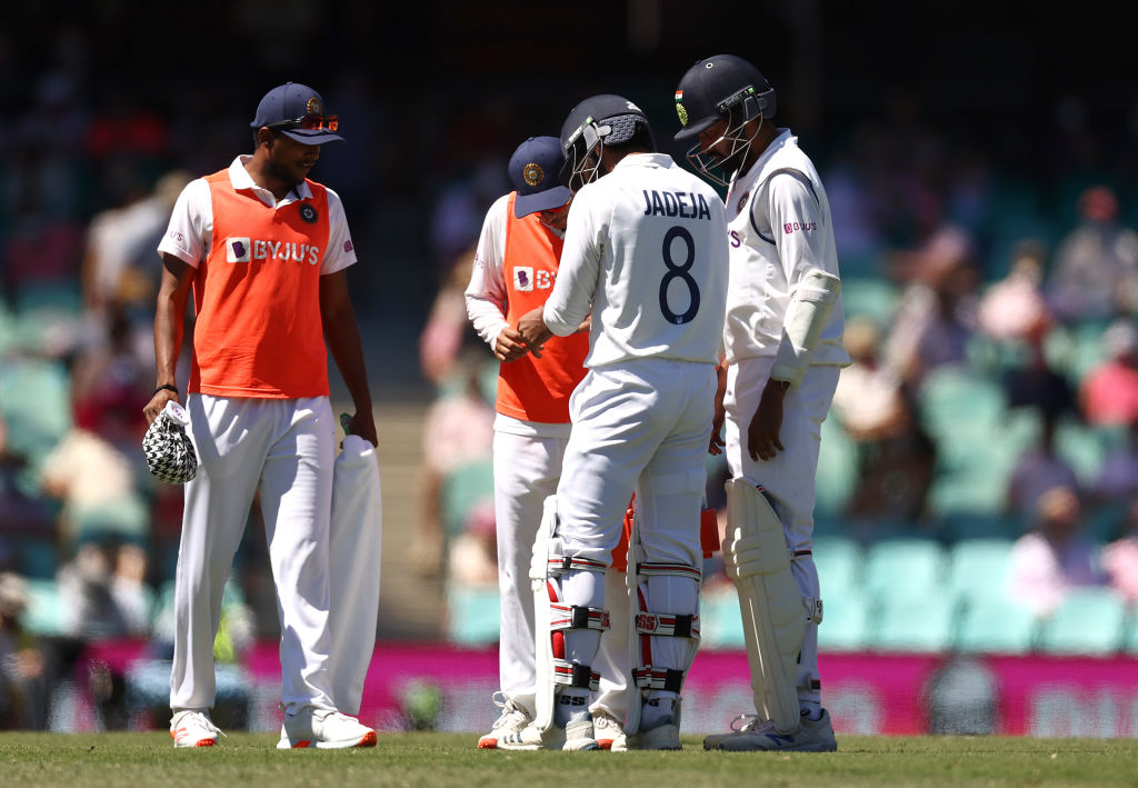 Jadeja went for scans on his thumb