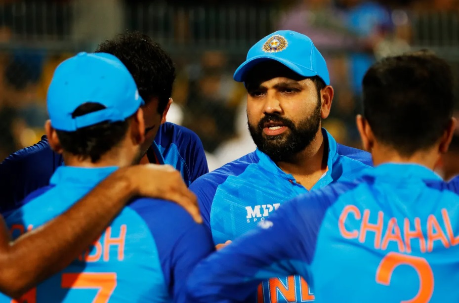 Rohit Sharma could not help but laugh after narrowly avoiding a severe blow in the second T20I 