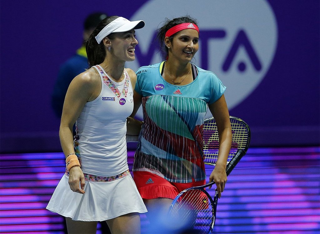 Sania-Hingis storm into semis at Madrid Open